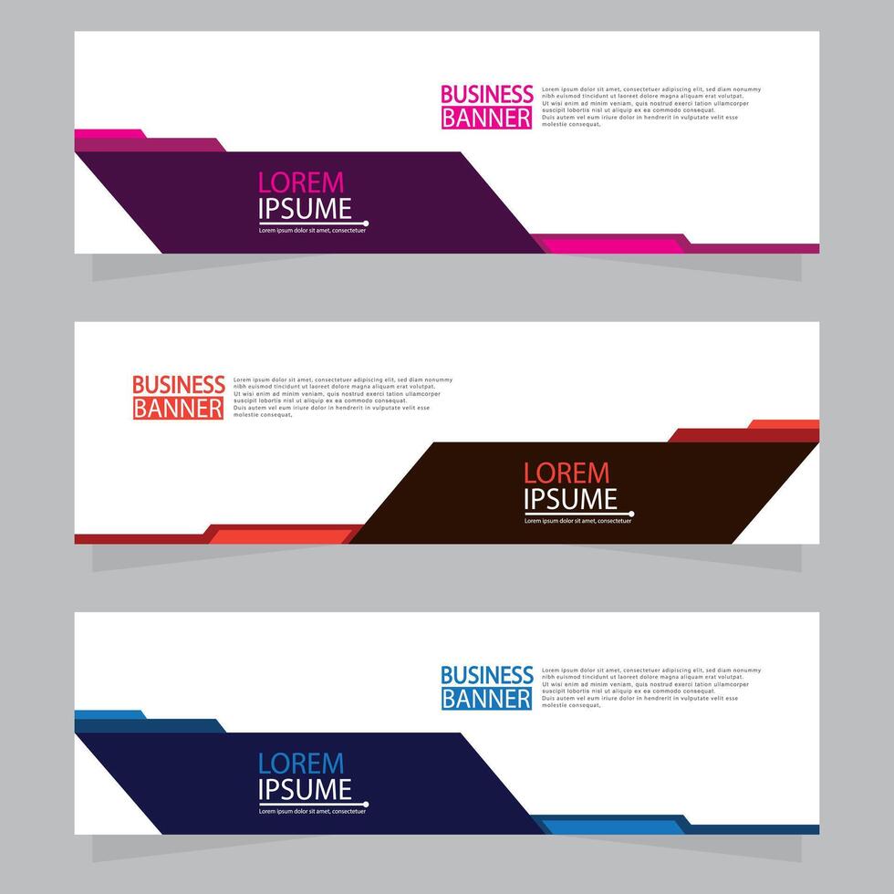 Banner templates desigen.modern banner. vector