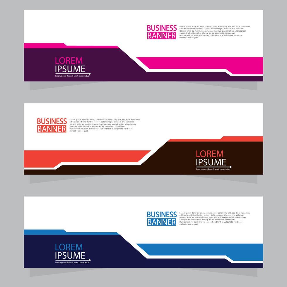 Banner templates desigen.modern banner. vector