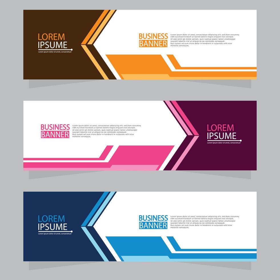 Banner templates design.modern banner. vector