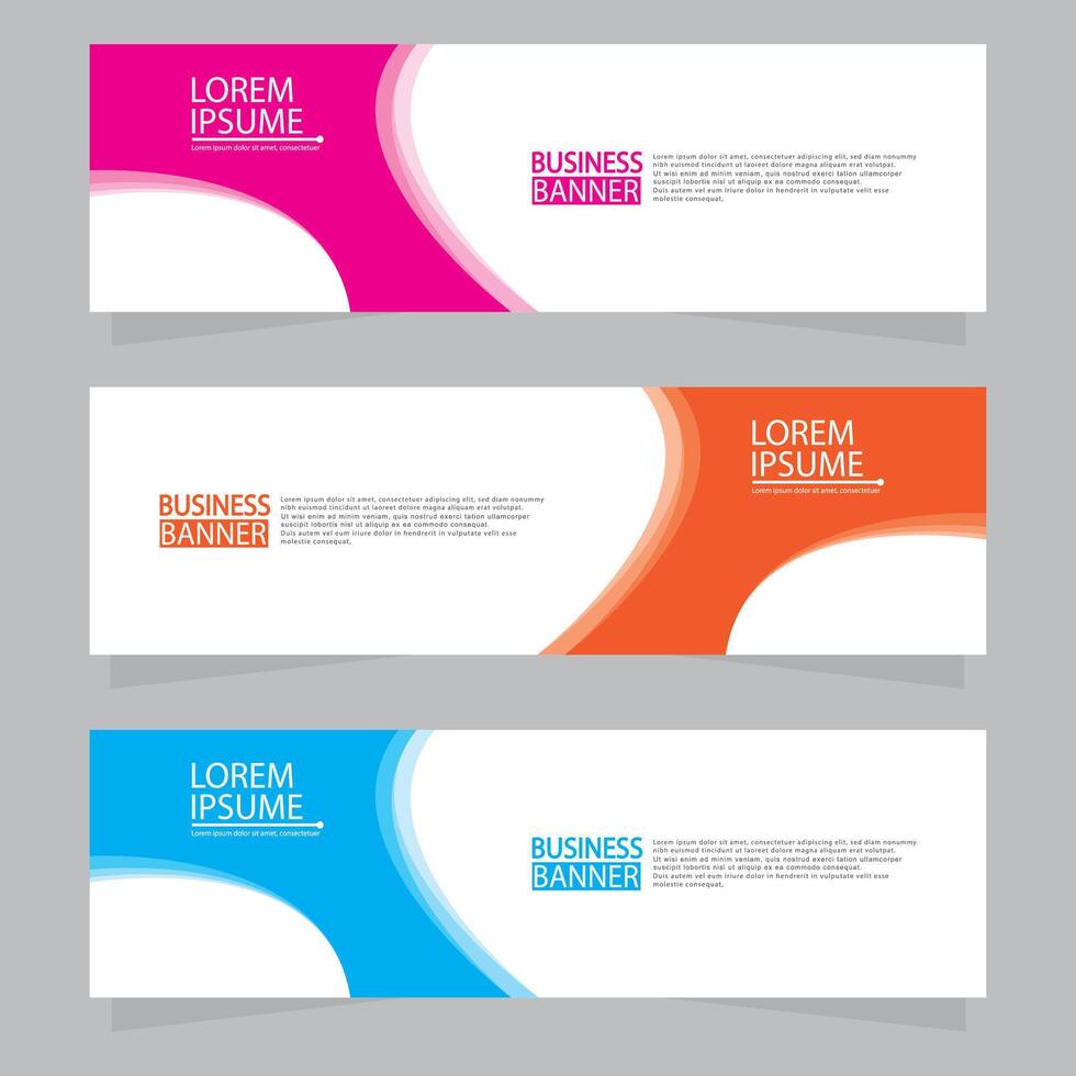 Banner templates design.modern banner. vector