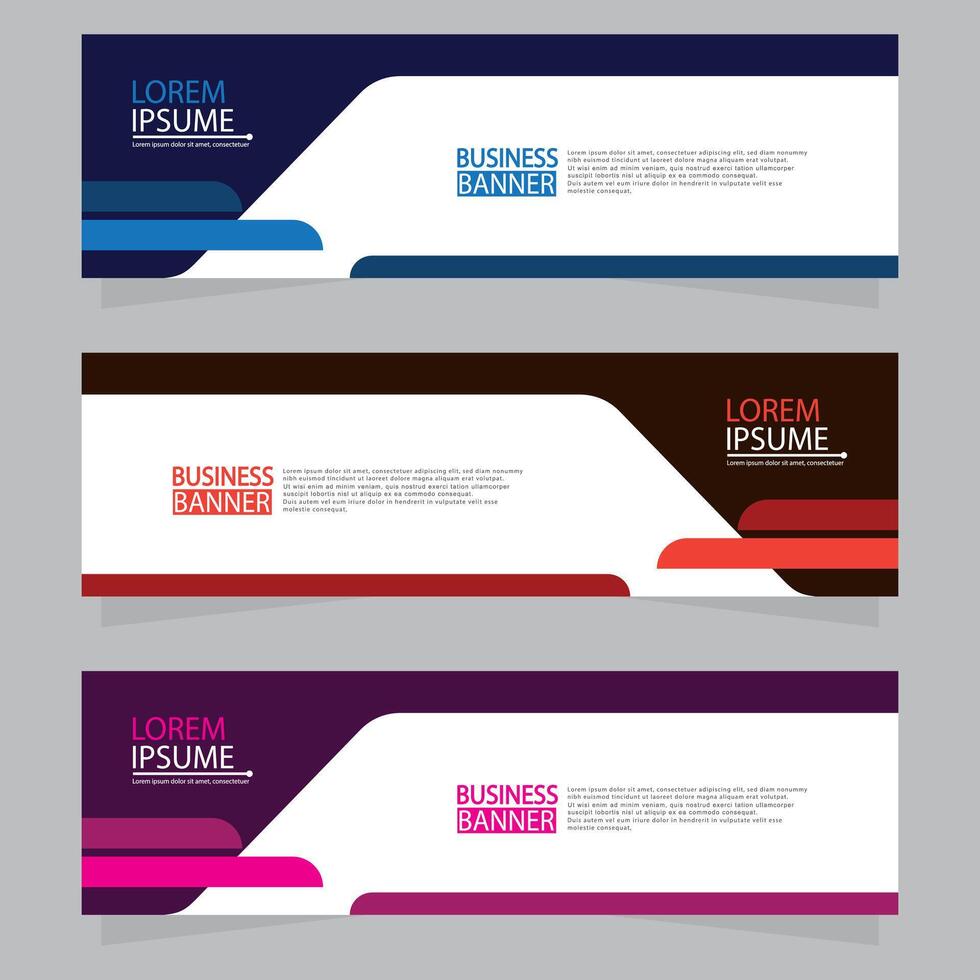Banner templates desigen.modern banner. vector