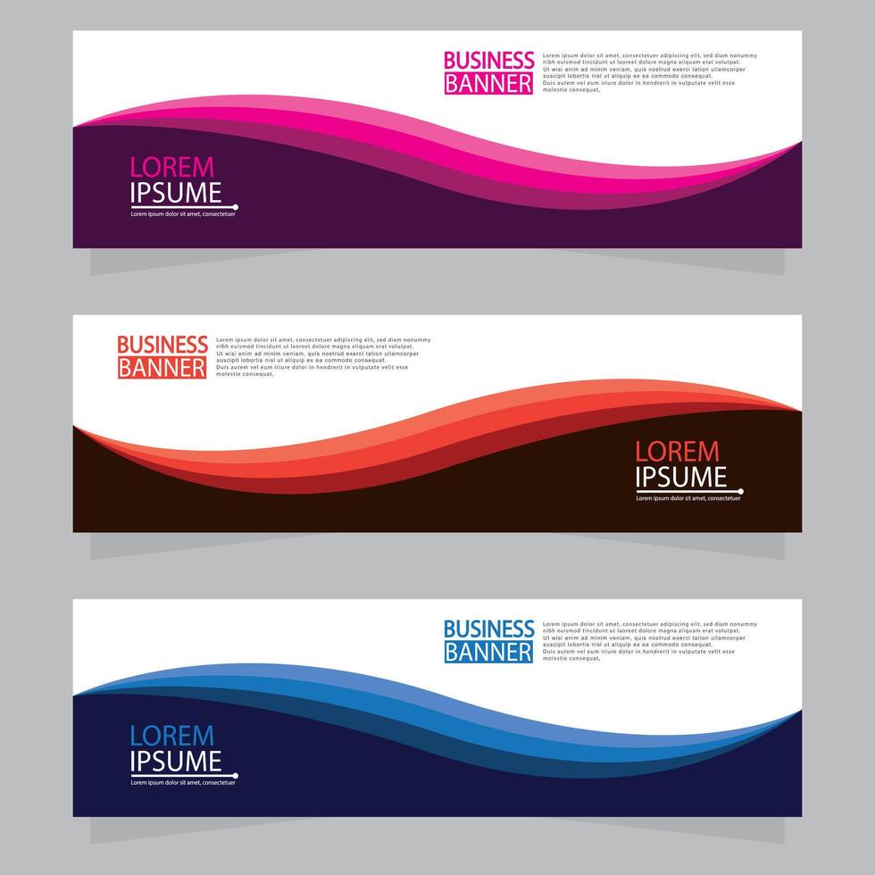 Banner templates desigen.modern banner. vector