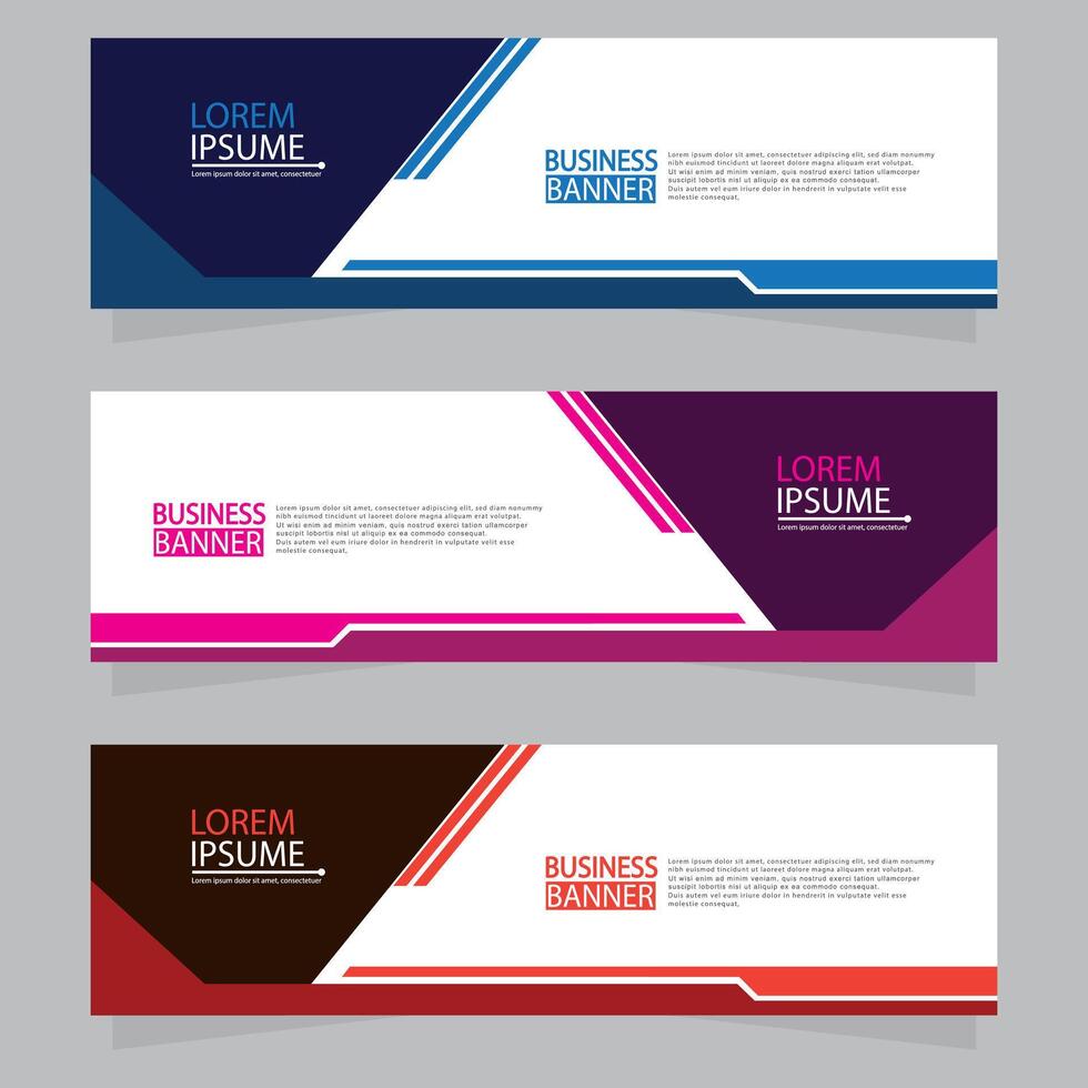 Banner templates desigen.modern banner. vector