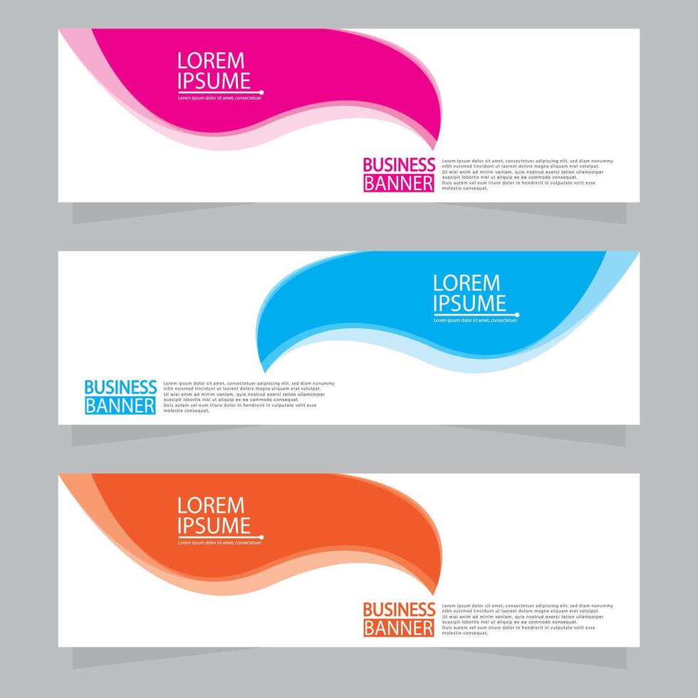 Banner templates design.modern banner. vector