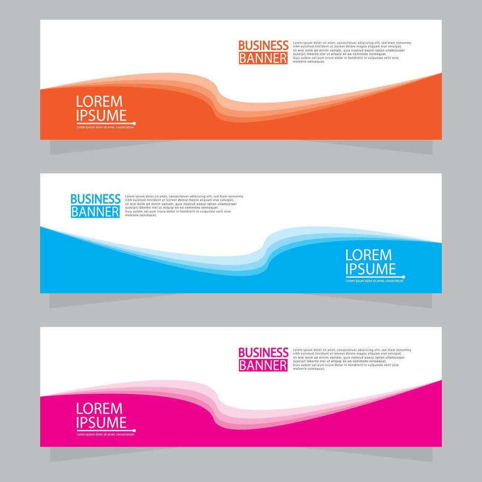 Banner templates design.modern banner. vector
