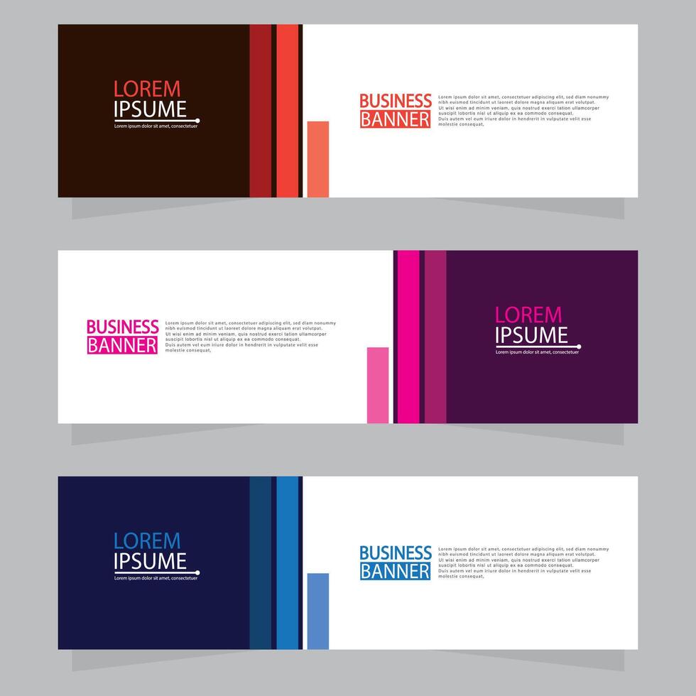 Banner templates desigen.modern banner. vector