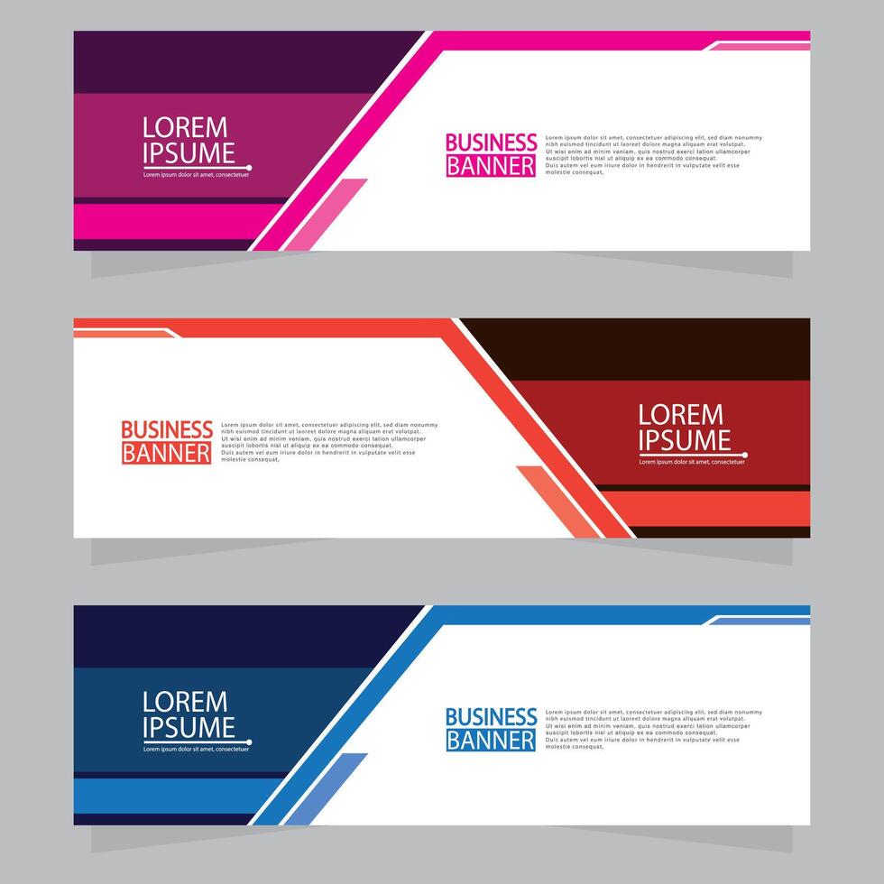 Banner templates desigen.modern banner. vector