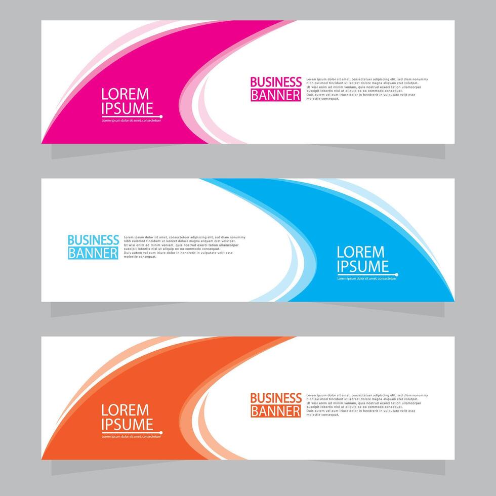 Banner templates design.modern banner. vector