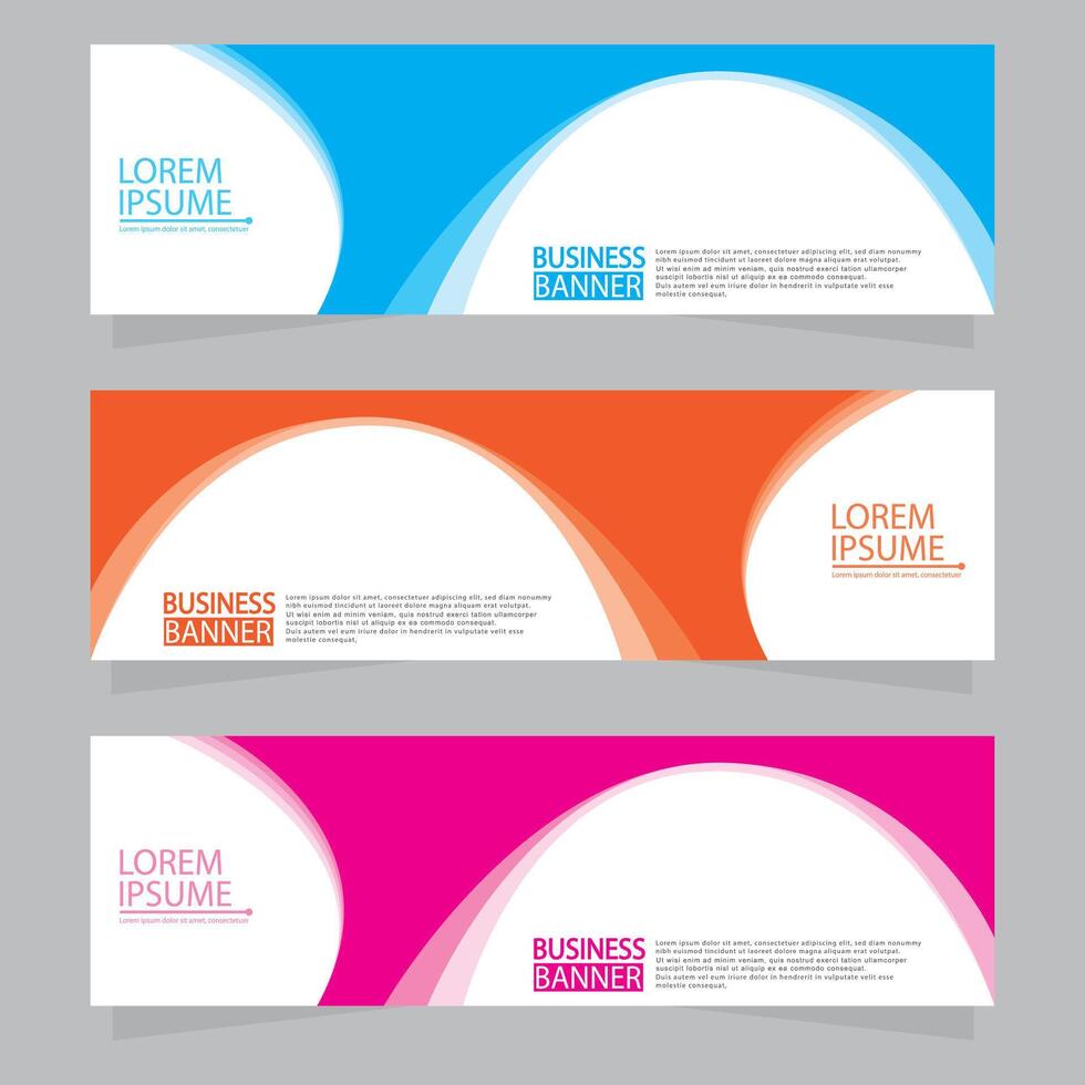 Banner templates design.modern banner. vector