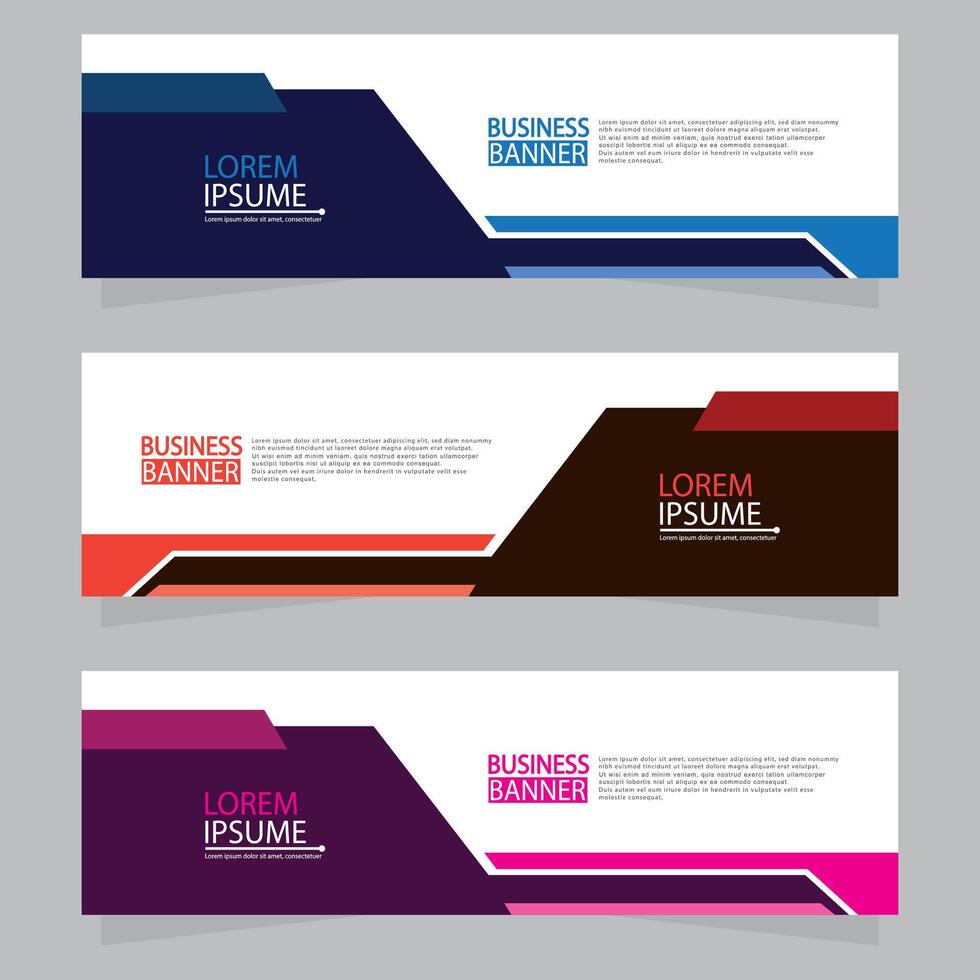 Banner templates desigen.modern banner. vector