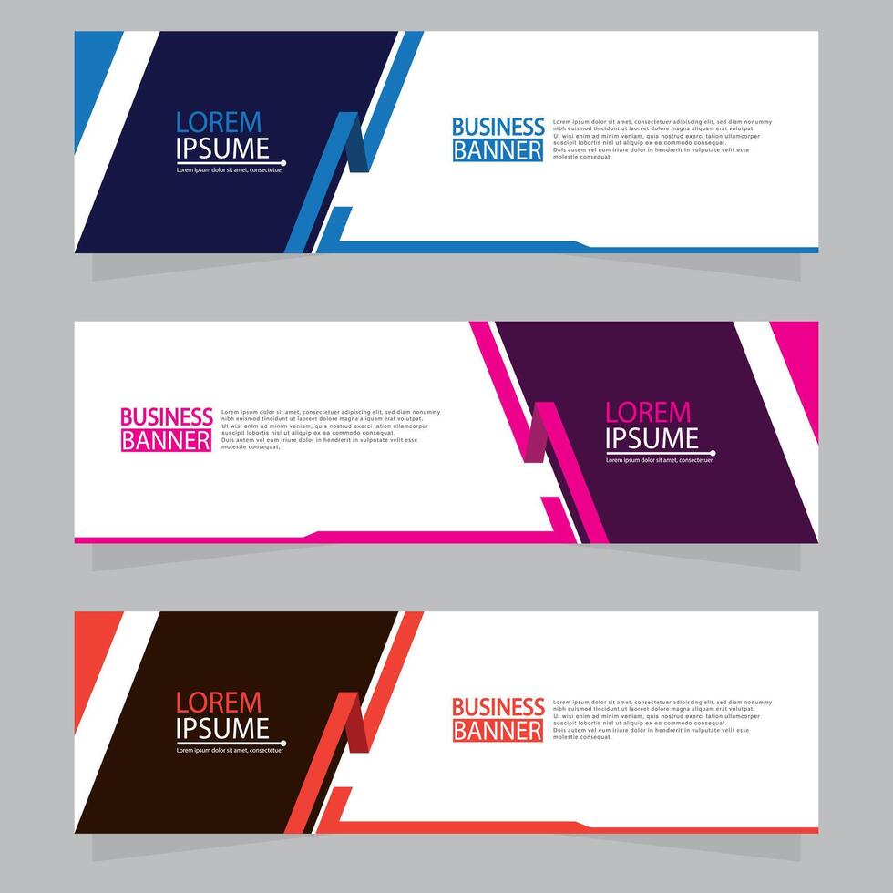 Banner templates desigen.modern banner. vector
