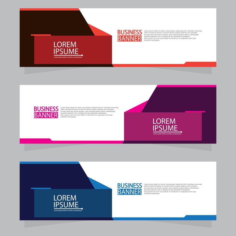 Banner templates desigen.modern banner. vector