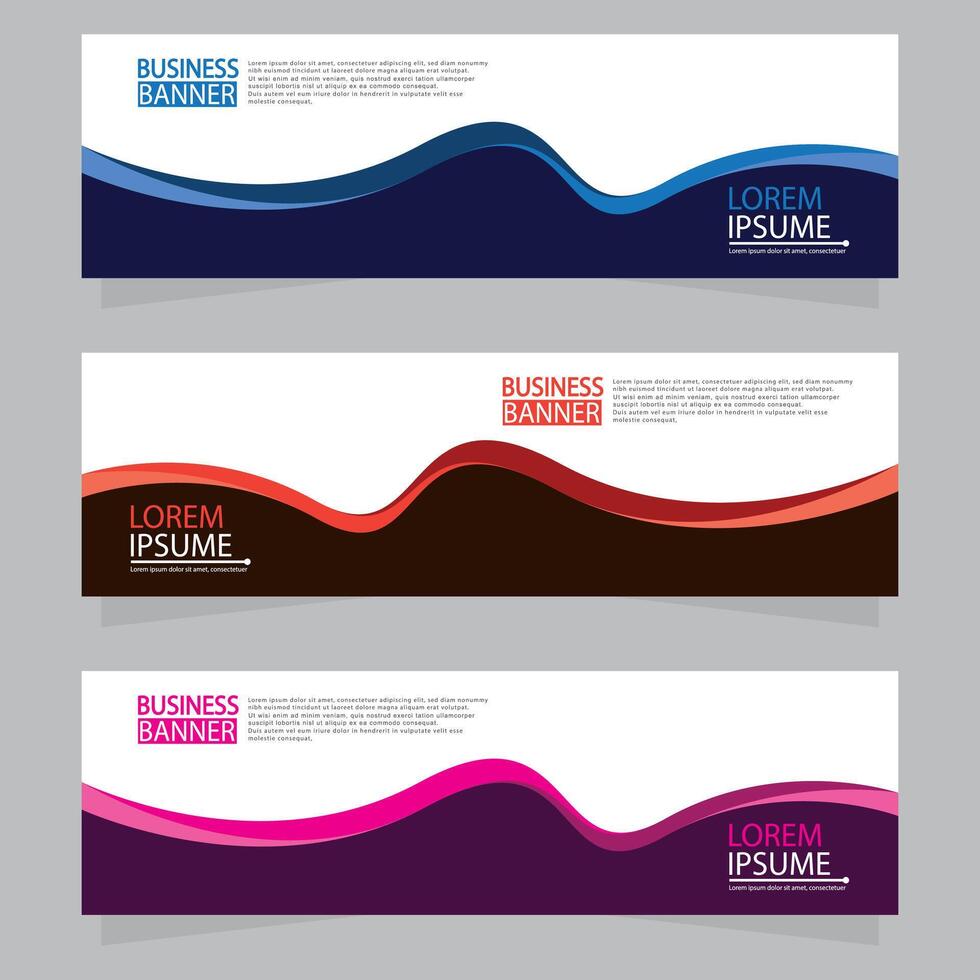 Banner templates desigen.modern banner. vector