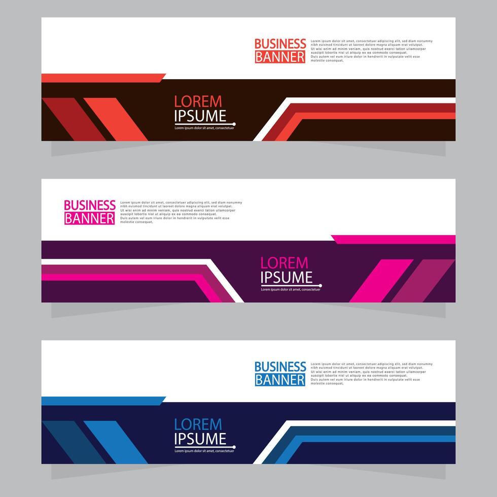 Banner templates desigen.modern banner. vector
