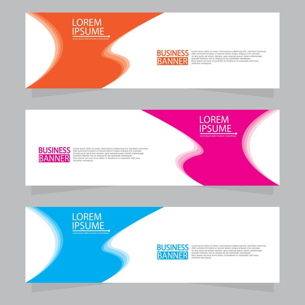 Banner templates design.modern banner. vector