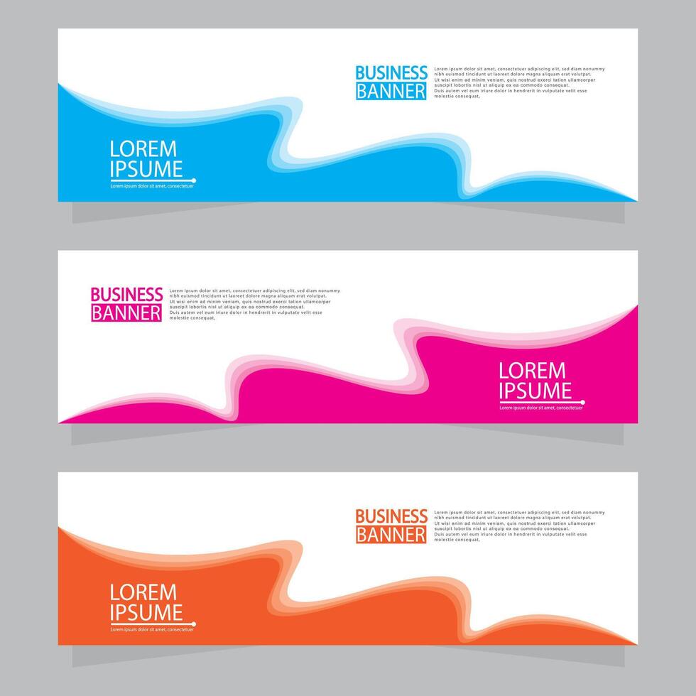 Banner templates design.modern banner. vector