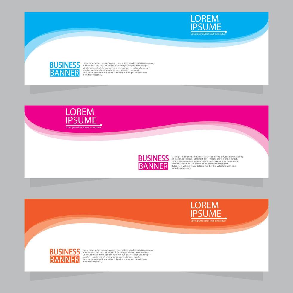 Banner templates design.modern banner. vector