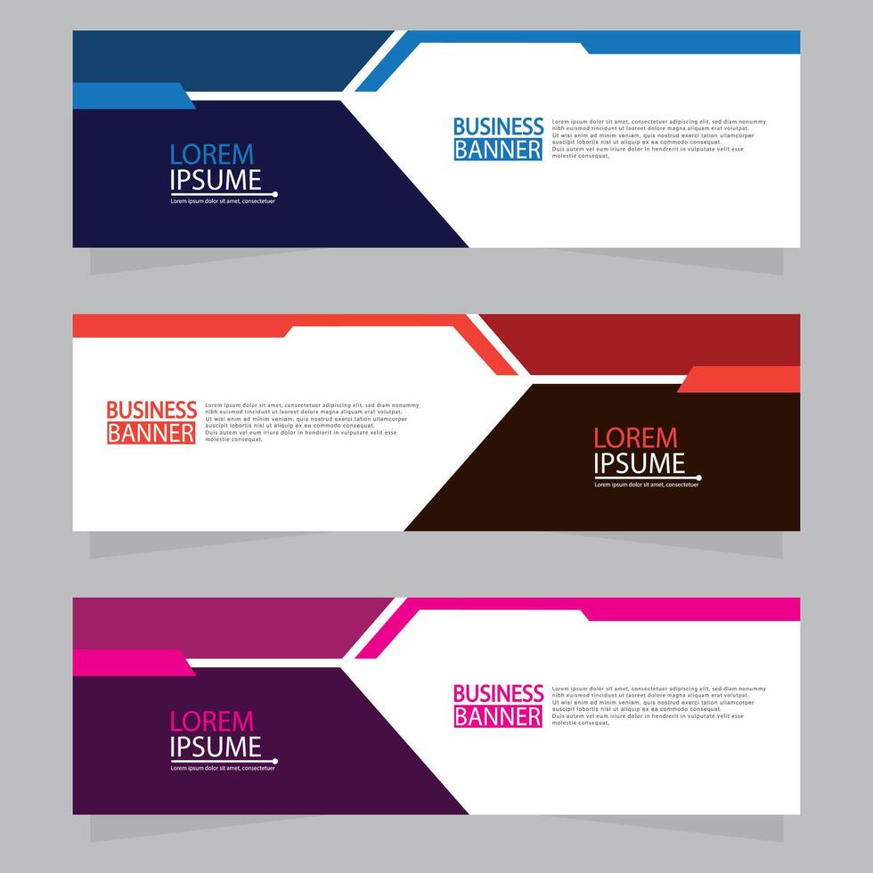 Banner templates desigen.modern banner. vector