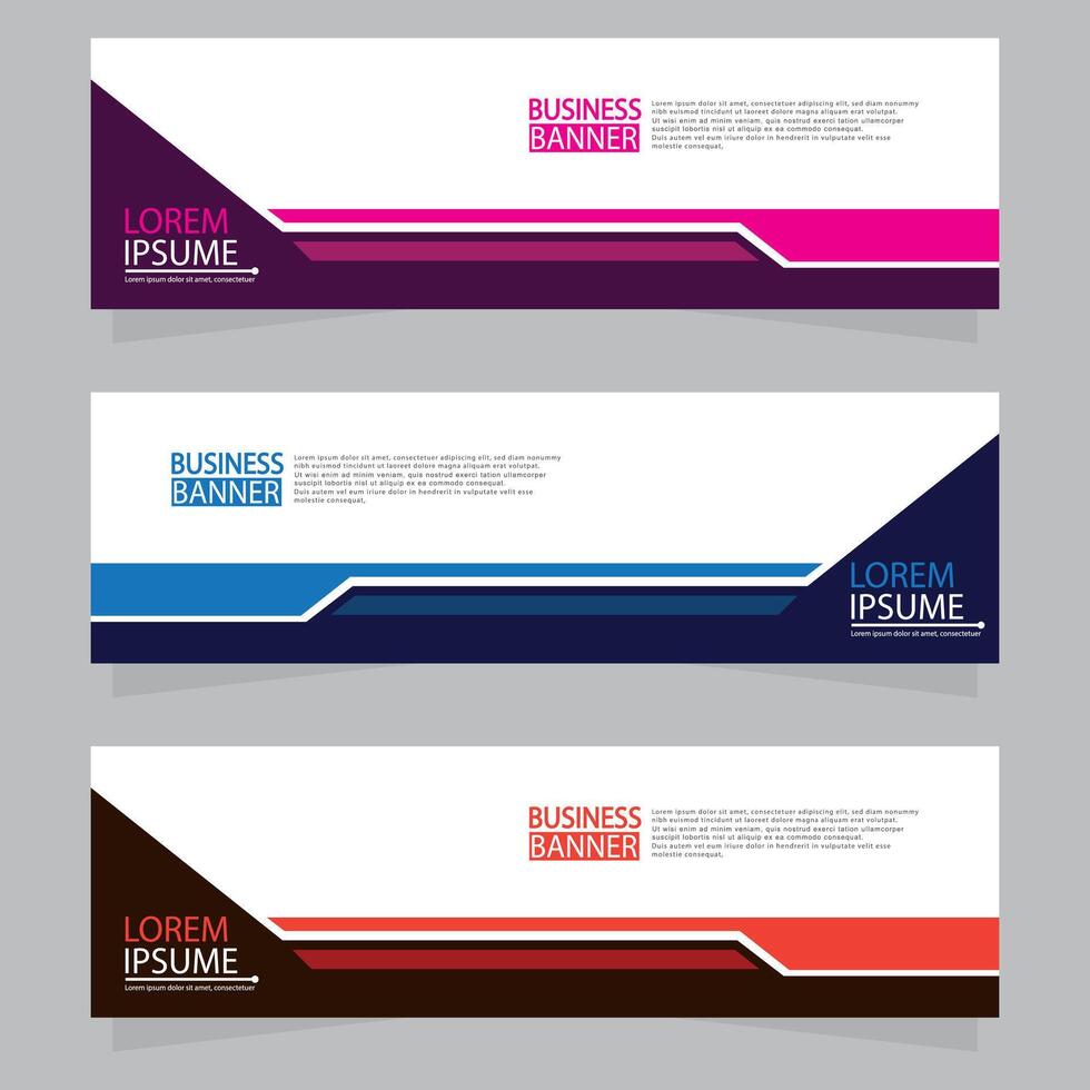 Banner templates desigen.modern banner. vector
