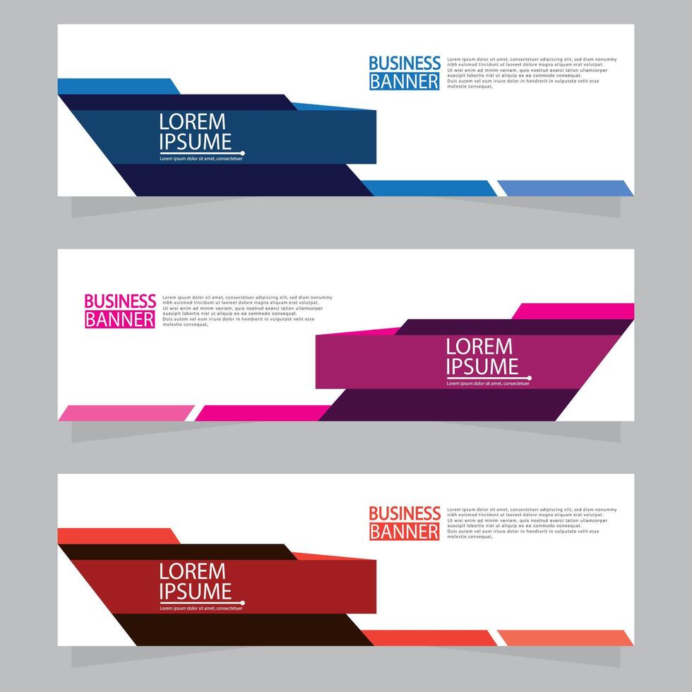 Banner templates desigen.modern banner. vector