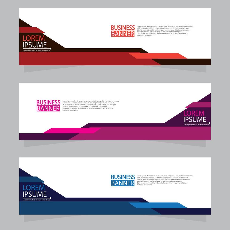 Banner templates desigen.modern banner. vector