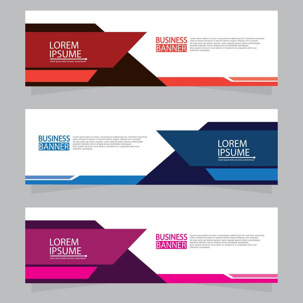 Banner templates desigen.modern banner. vector