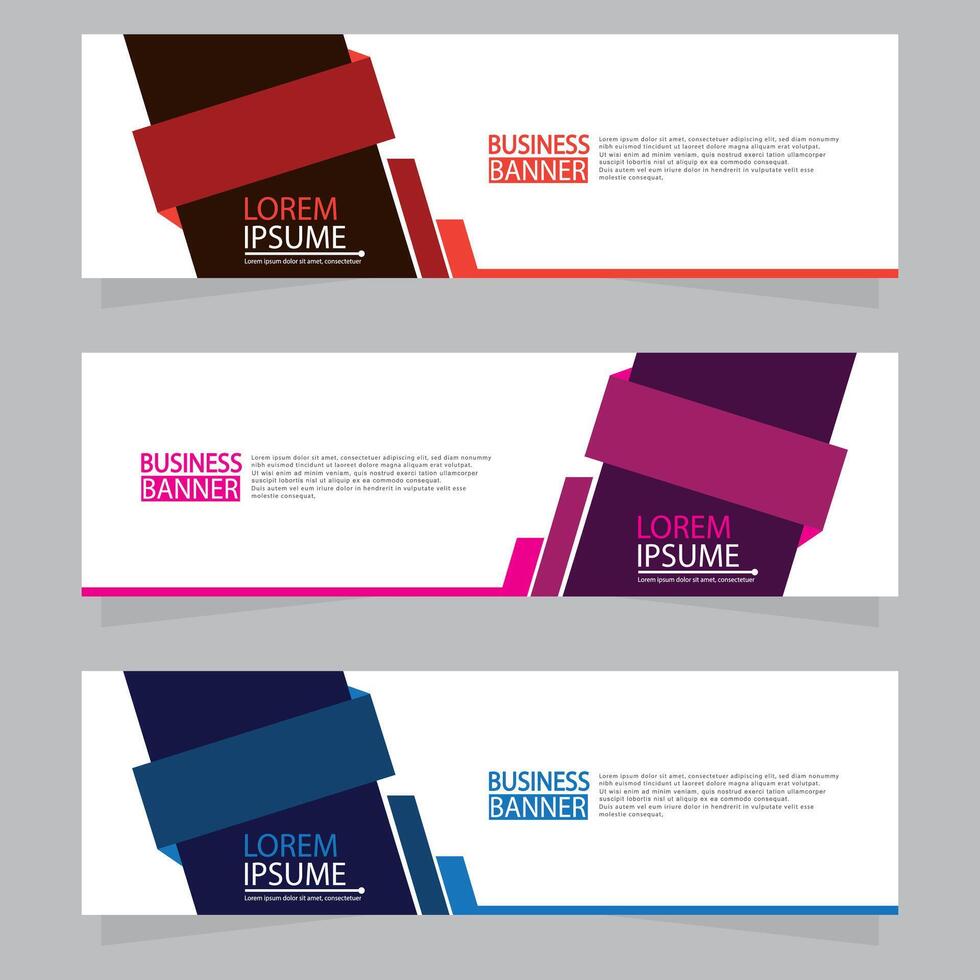 Banner templates desigen.modern banner. vector