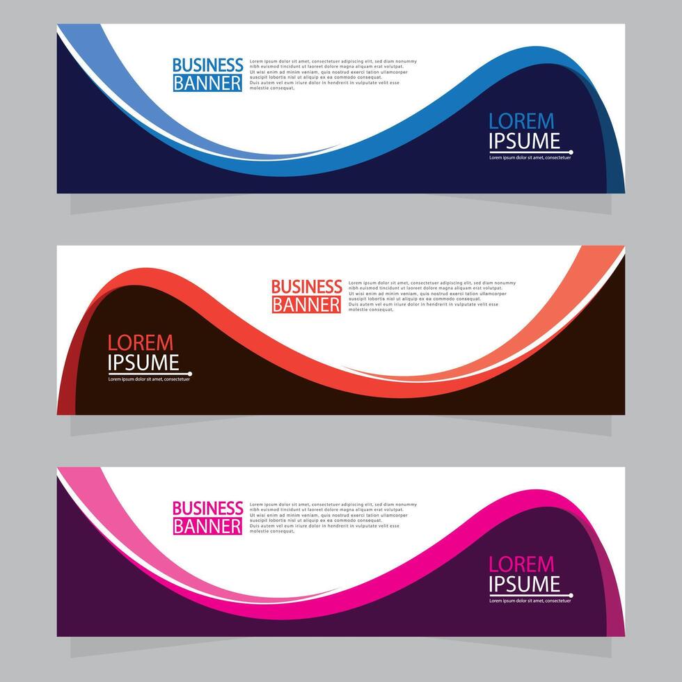 Banner templates desigen.modern banner. vector