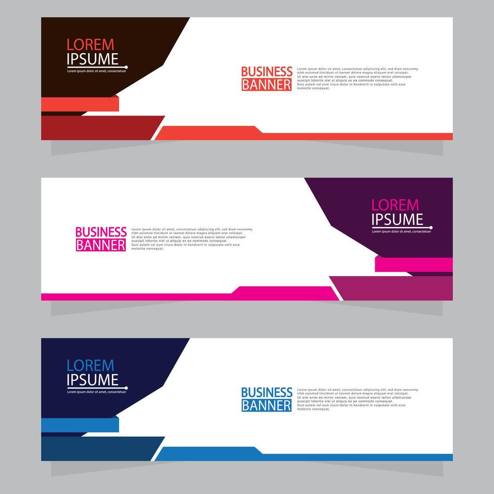 Banner templates desigen.modern banner. vector