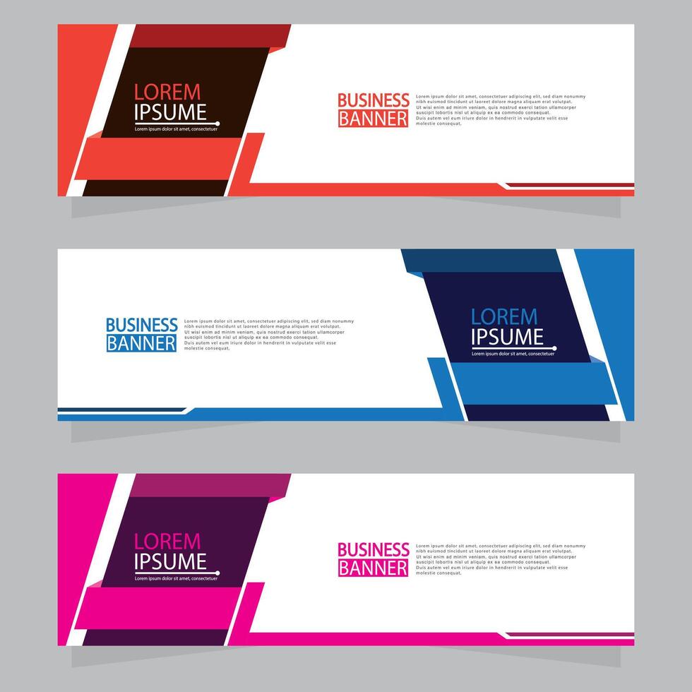 Banner templates desigen.modern banner. vector
