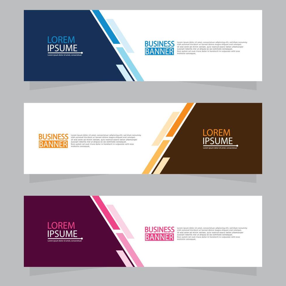 Banner templates desigen.modern banner. vector