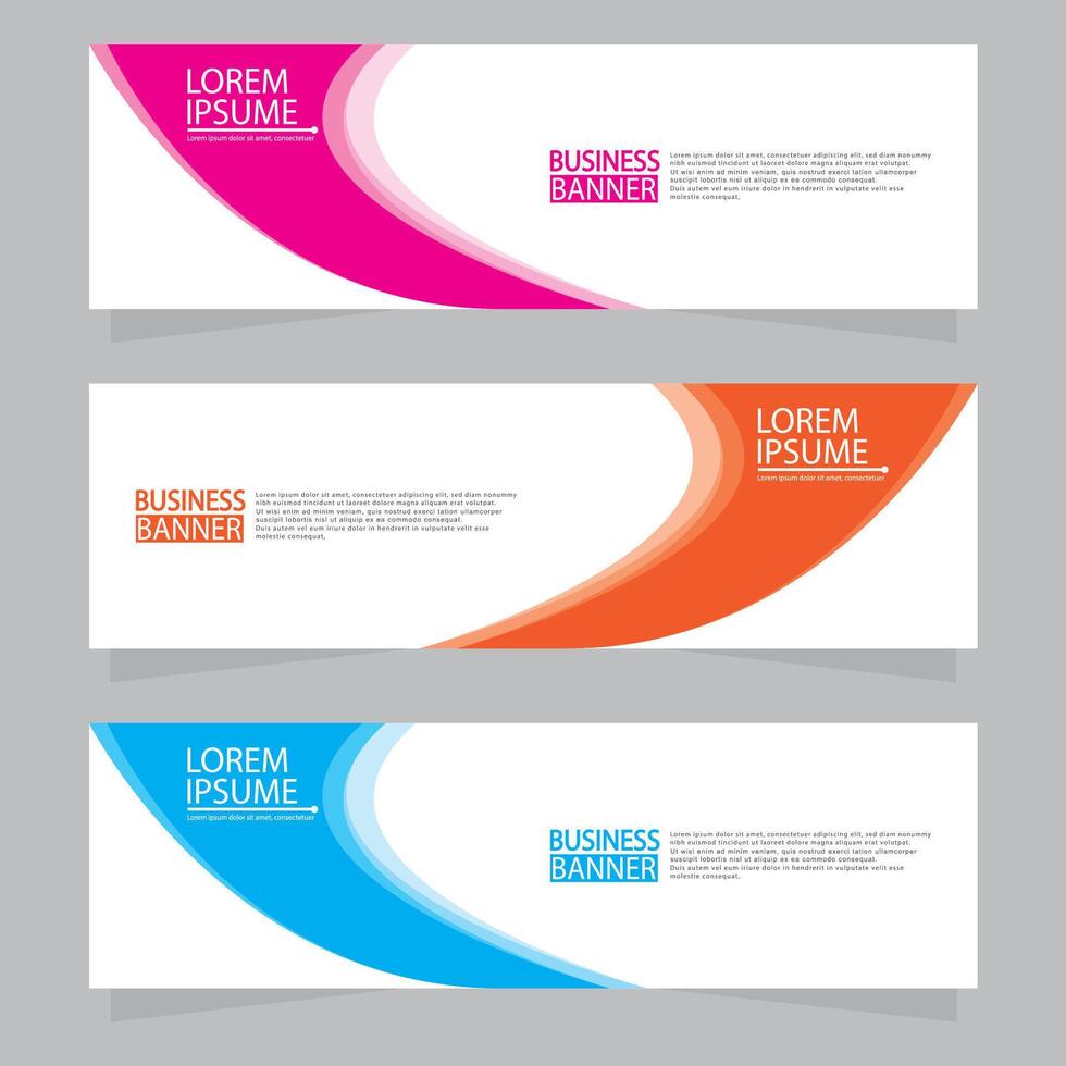Banner templates design.modern banner. vector