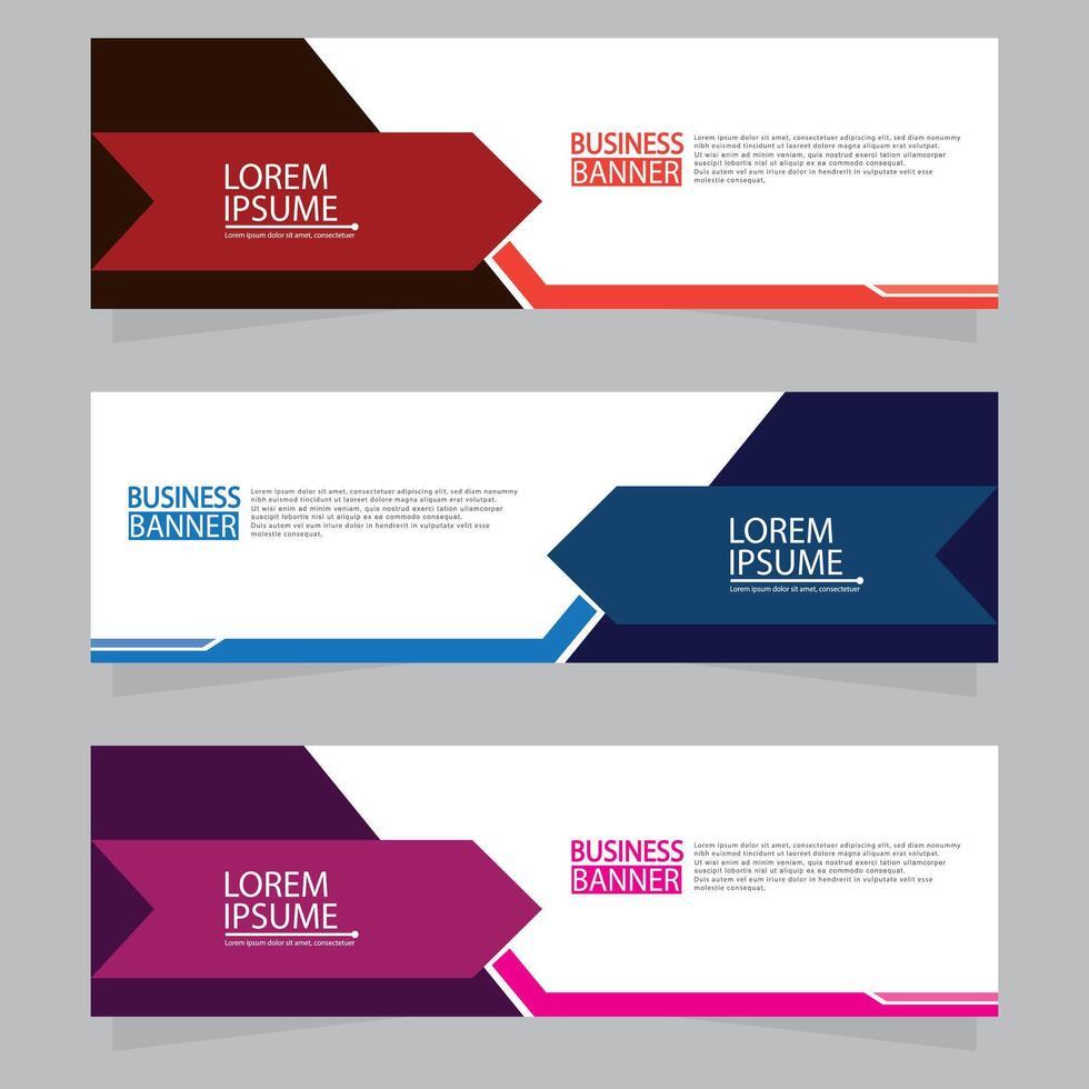 Banner templates desigen.modern banner. vector