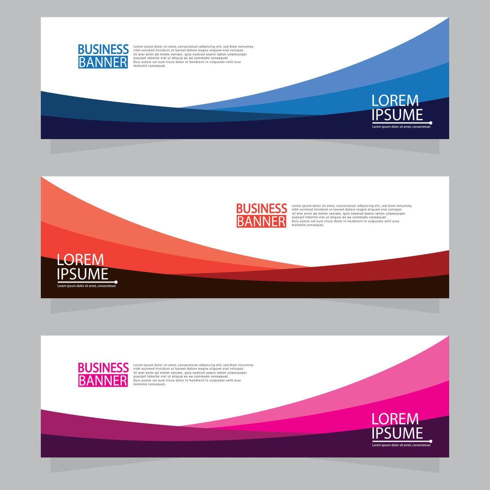 Banner templates desigen.modern banner. vector
