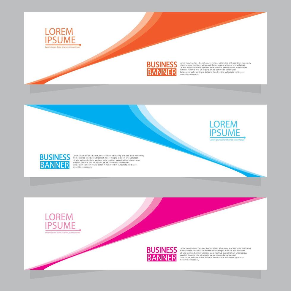 Banner templates design.modern banner. vector