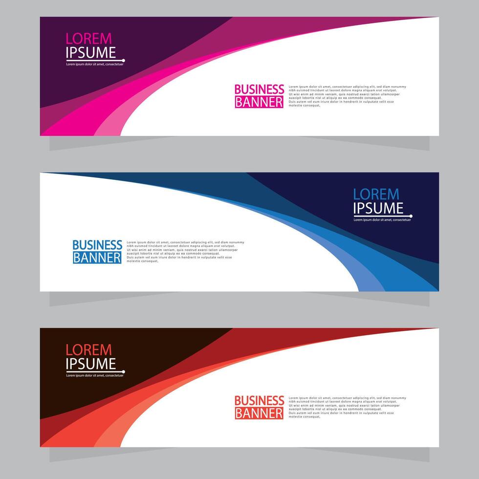 Banner templates desigen.modern banner. vector