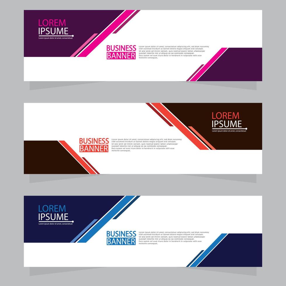 Banner templates desigen.modern banner. vector