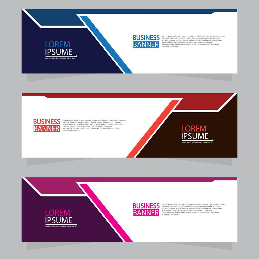 Banner templates desigen.modern banner. vector
