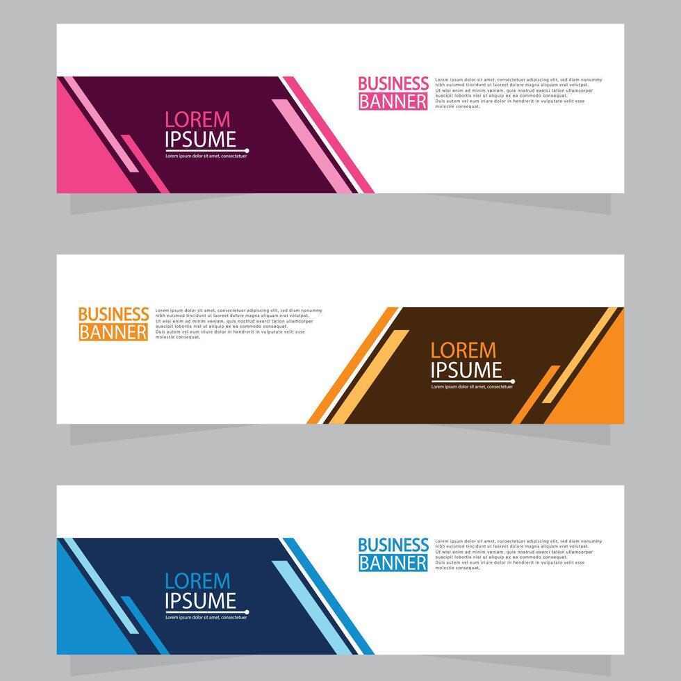 Banner templates desigen.modern banner. vector