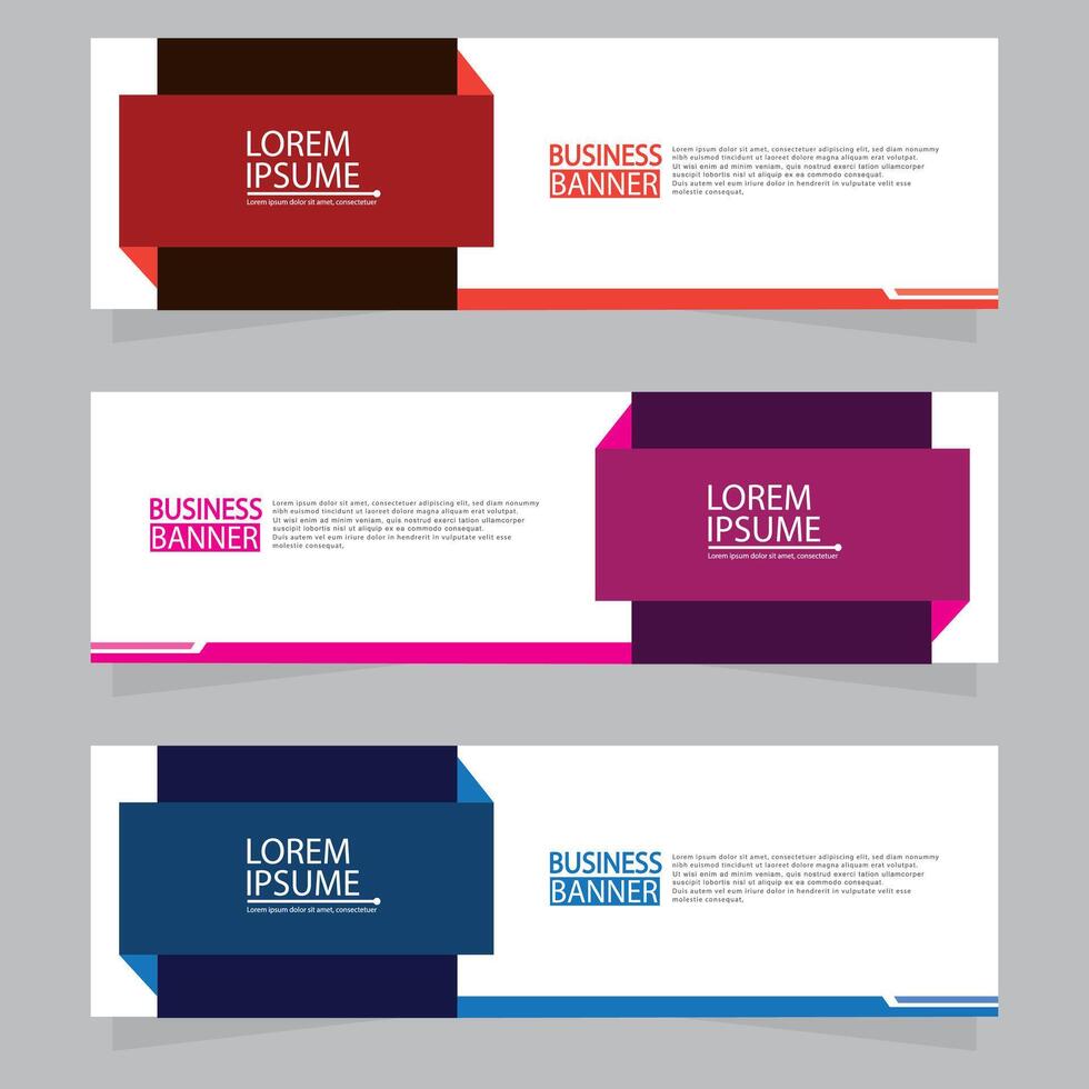 Banner templates desigen.modern banner. vector
