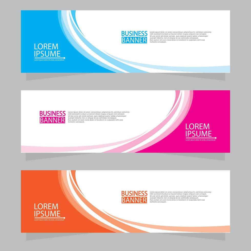 Banner templates design.modern banner. vector