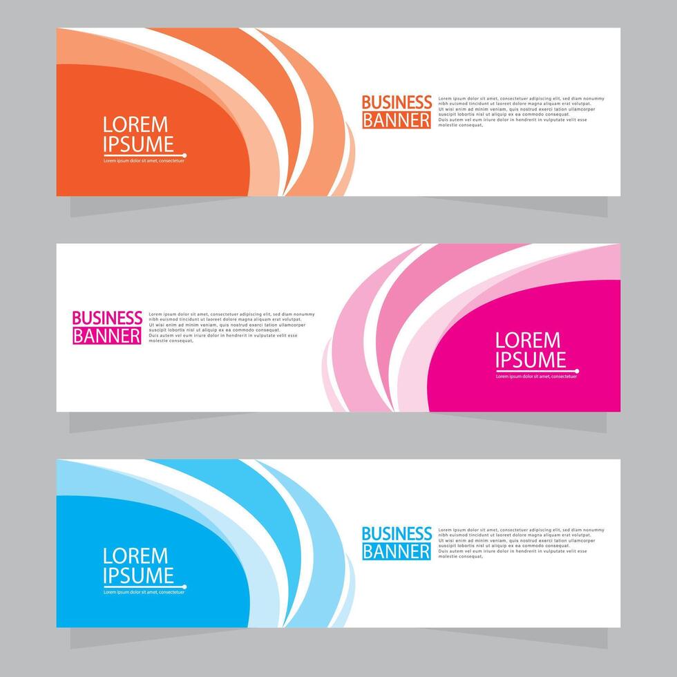 Banner templates design.modern banner. vector
