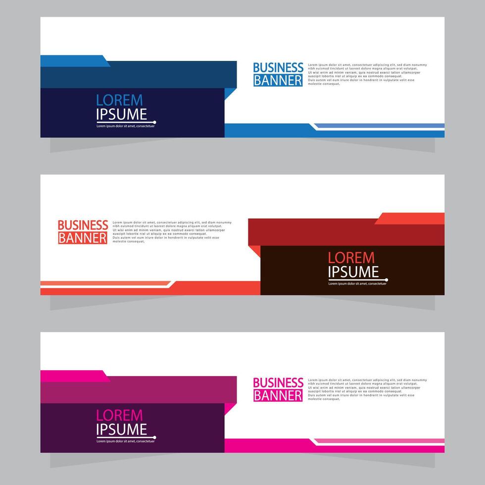 Banner templates desigen.modern banner. vector