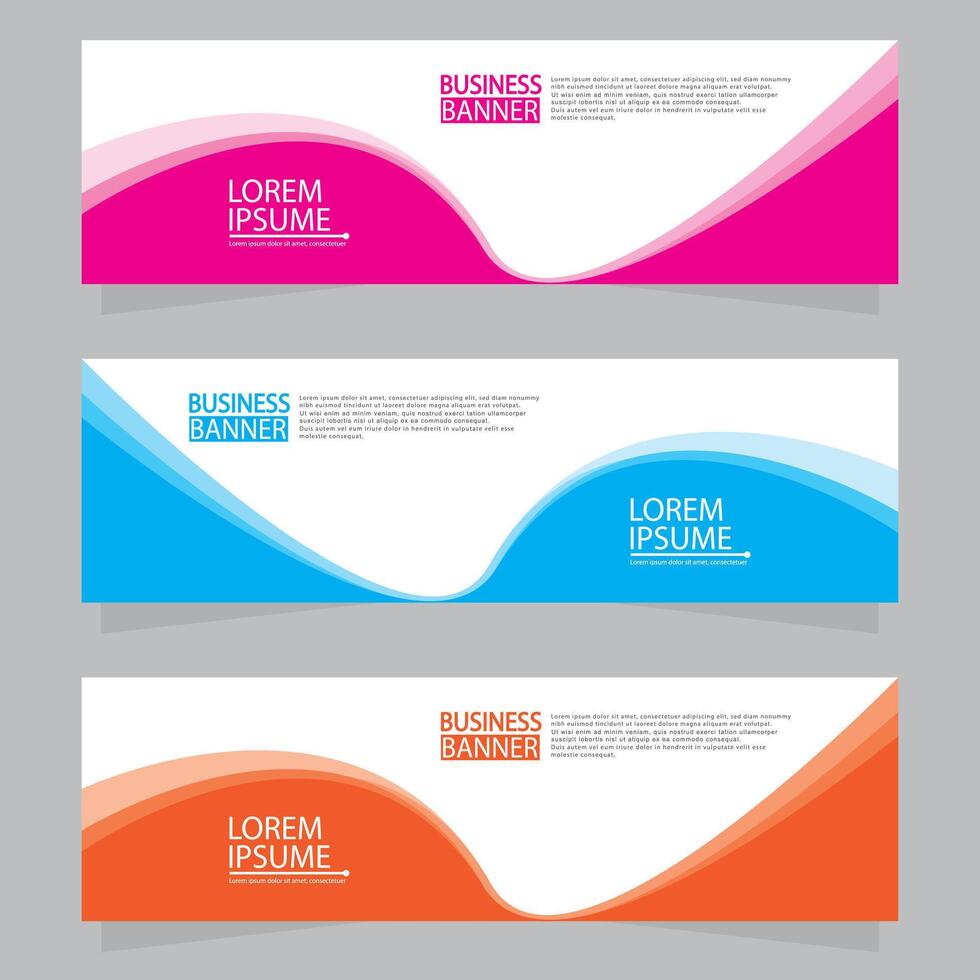 Banner templates design.modern banner. vector