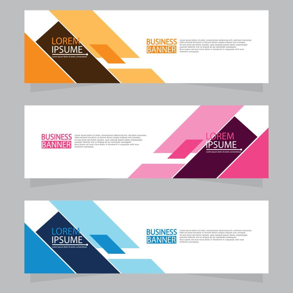 Banner templates design.modern banner. vector