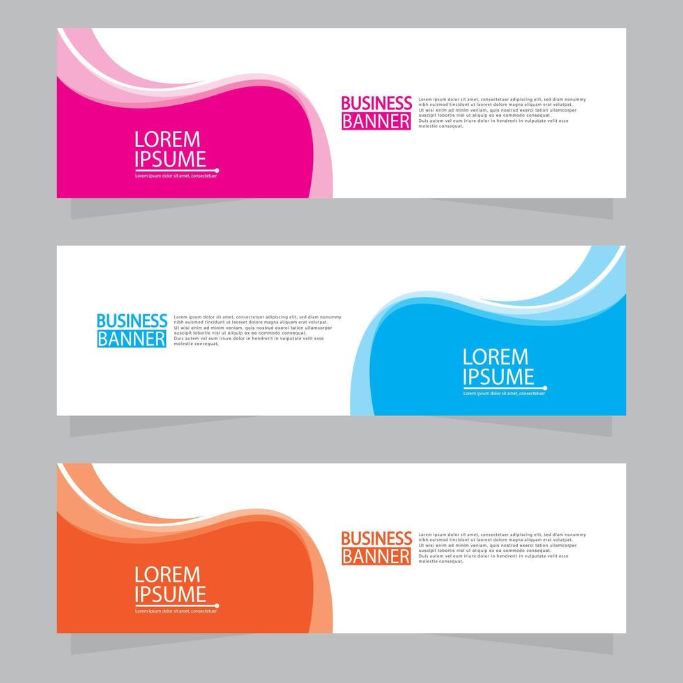 Banner templates design.modern banner. vector