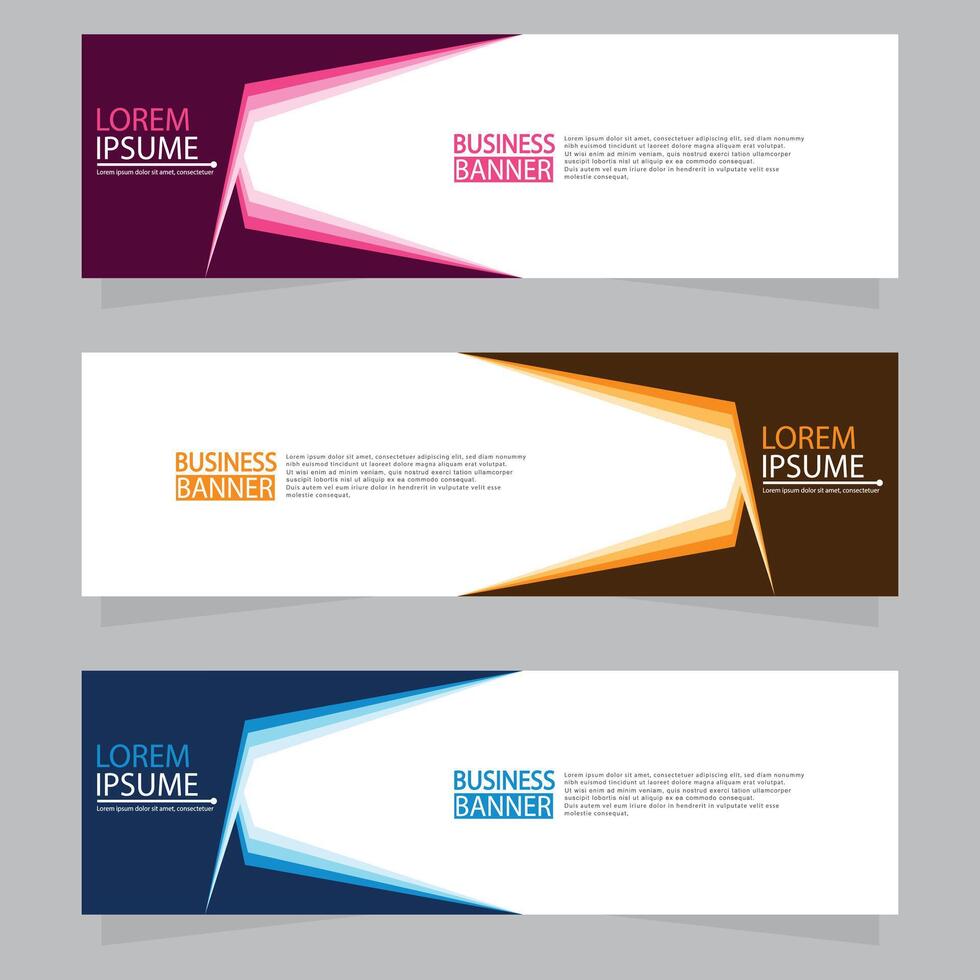 Banner templates design.modern banner. vector