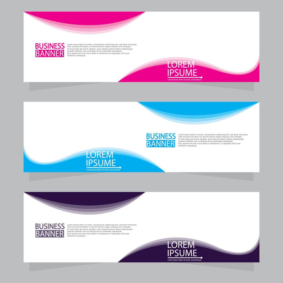 Banner templates design.modern banner. vector