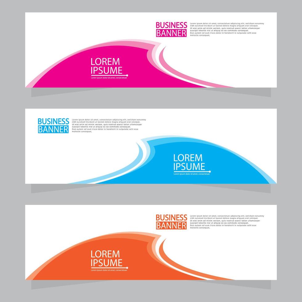 Banner templates design.modern banner. vector