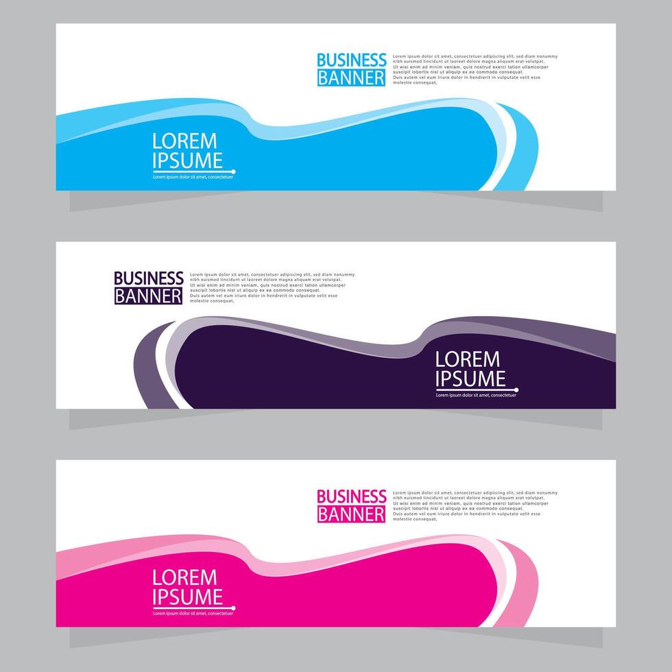 Banner templates design.modern banner. vector